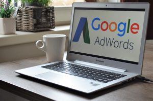 Google AdWords on laptop